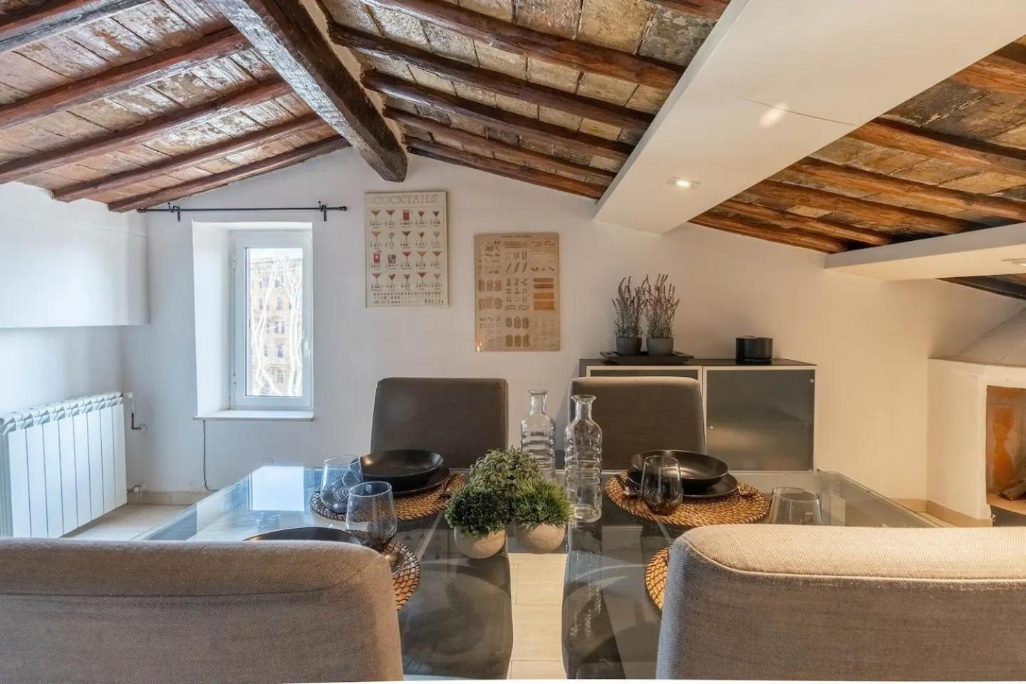 Appartement 15 Min From Piazza Venezia Skyline Sanctuary In Trastevere