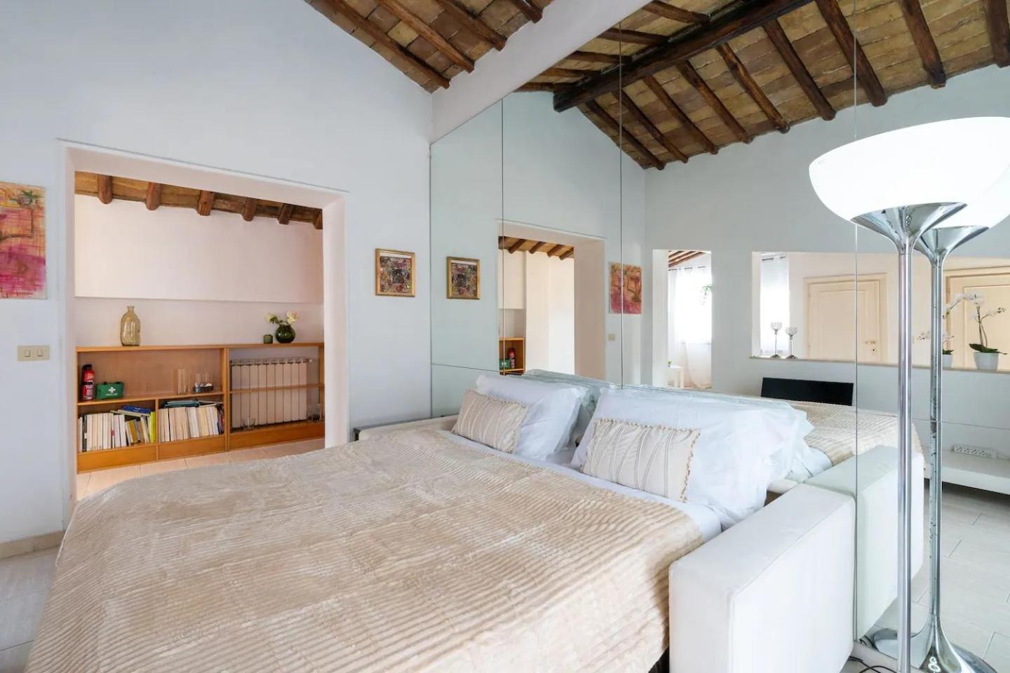 15 Min From Piazza Venezia Skyline Sanctuary In Trastevere Appartement Rome