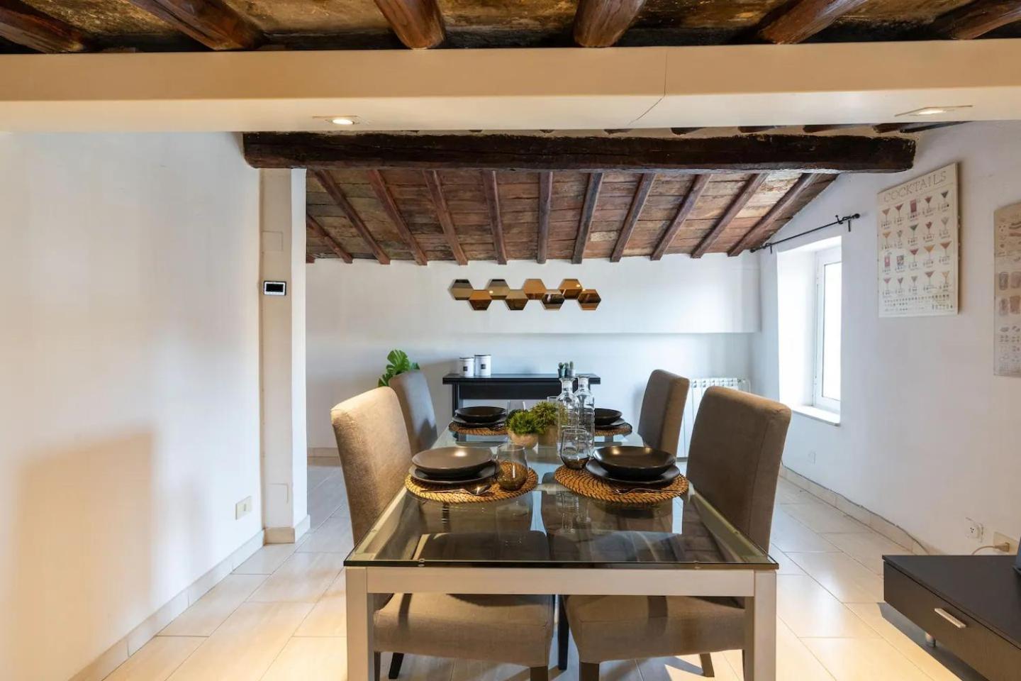 15 Min From Piazza Venezia Skyline Sanctuary In Trastevere Appartement *